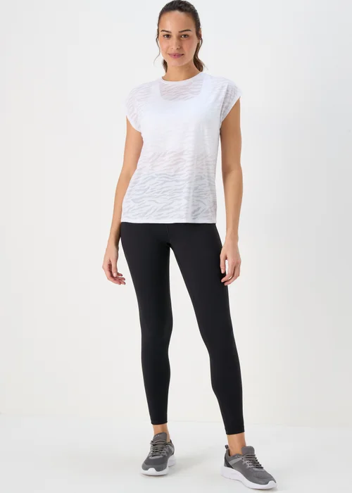 Souluxe White Burnout T-Shirt - S Image 3