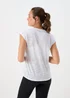 Souluxe White Burnout T-Shirt - S Image 2