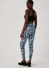 Souluxe Blue Printed Leggings - 8 Image 2