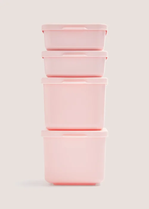 Pink Snack Pots Set Image 1