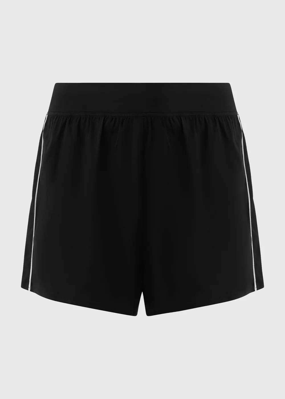 Souluxe Black Mono Panel 2 in 1 Shorts - 8 Image 5