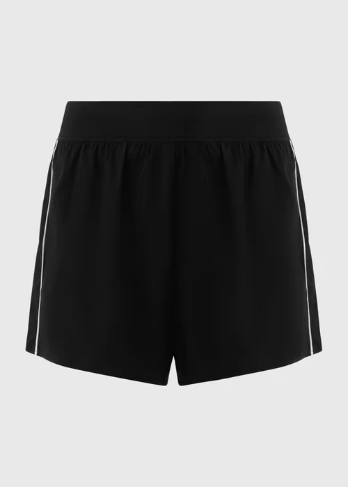 Souluxe Black Mono Panel 2 in 1 Shorts - 8 Image 5