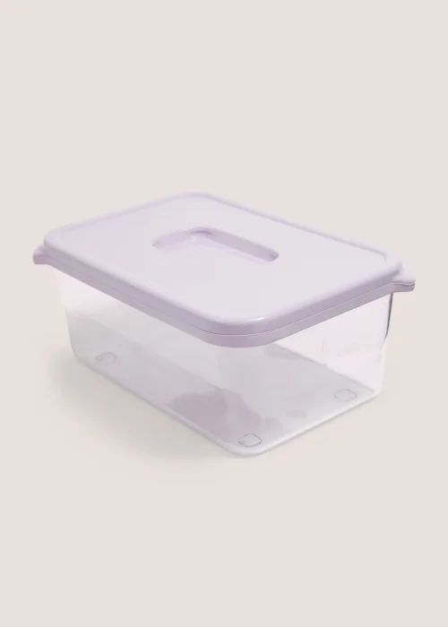 Purple Lunch Box (18cmx12cmx8cm) Image 1