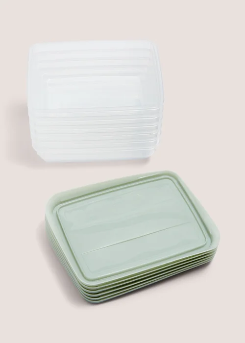 6 Pack Green Containers (15cm x 11cm x 4.5cm) Image 2