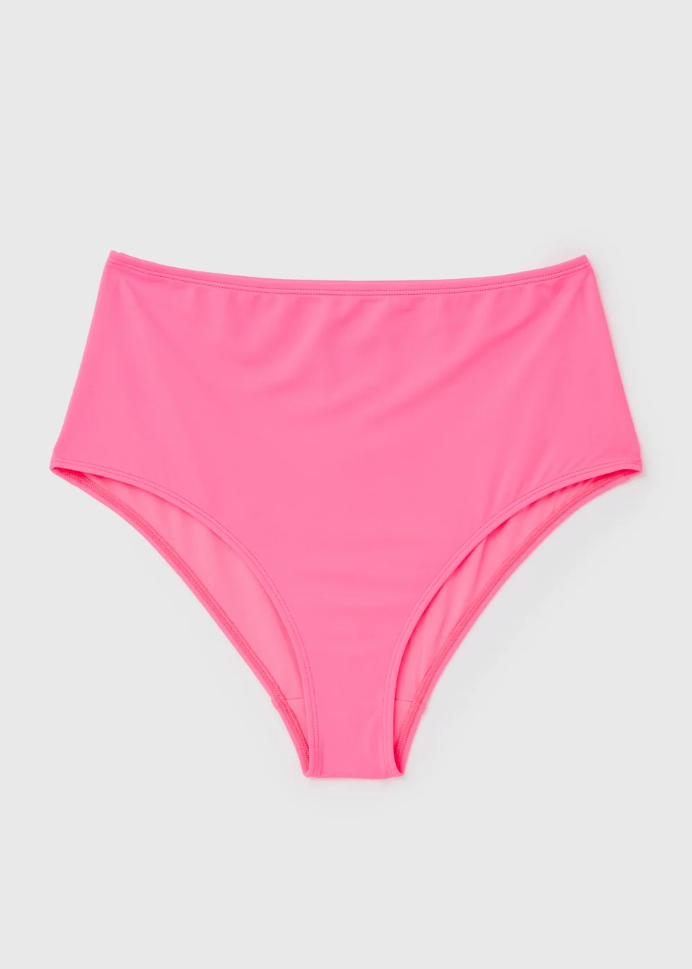 Pink High Waisted Brazilian Bottoms - 8 Image 4
