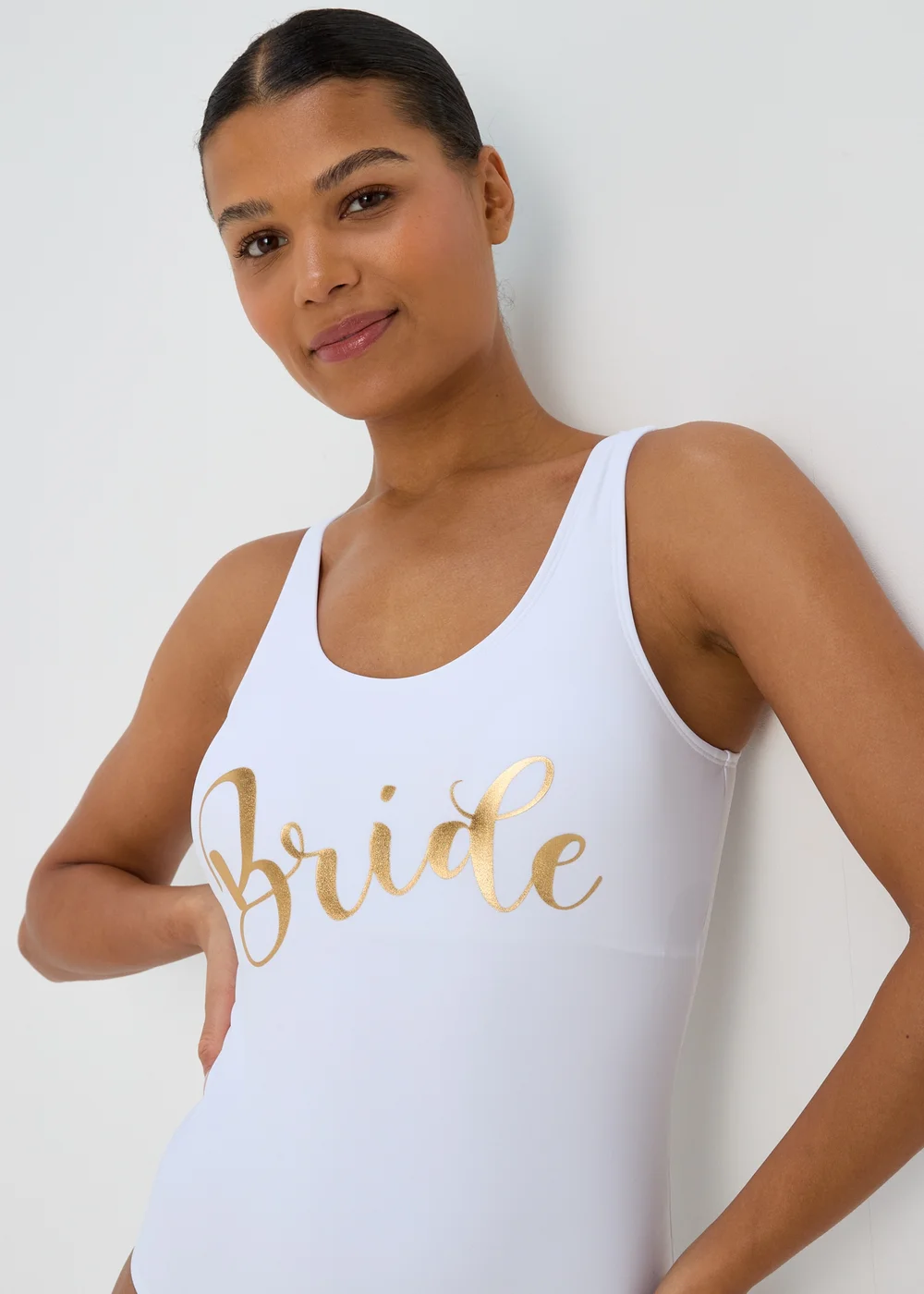 White Bridesmaid Swimsuit - Size 6 Image 2