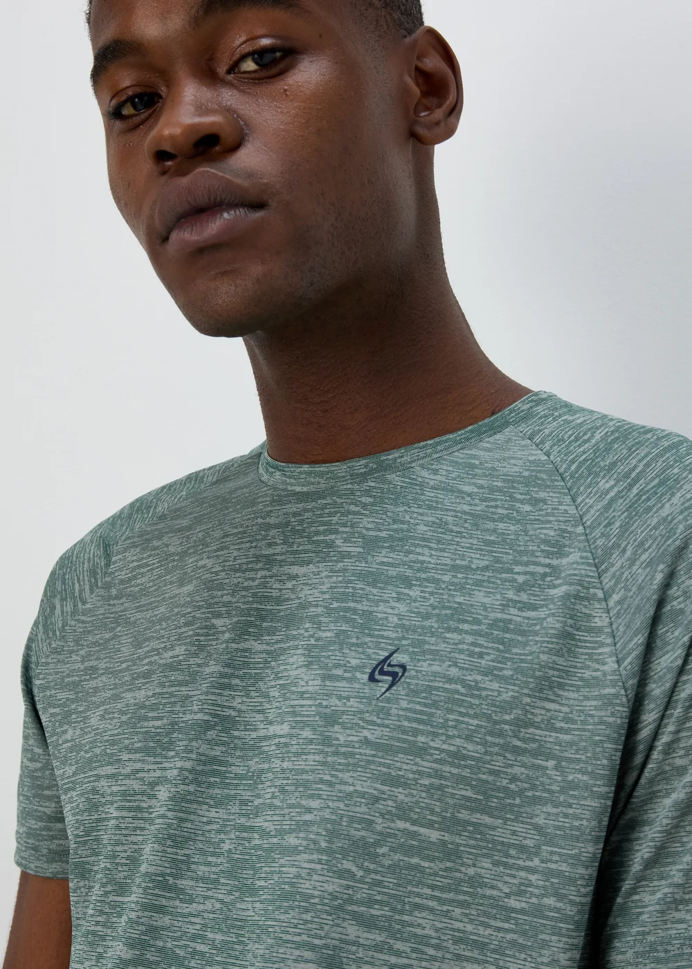 Souluxe Teal 2 Tone Essential T-Shirt - XS Image 3