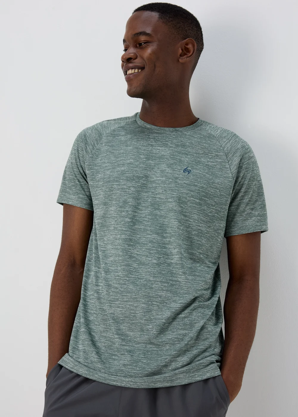 Souluxe Teal 2 Tone Essential T-Shirt - XS Image 1