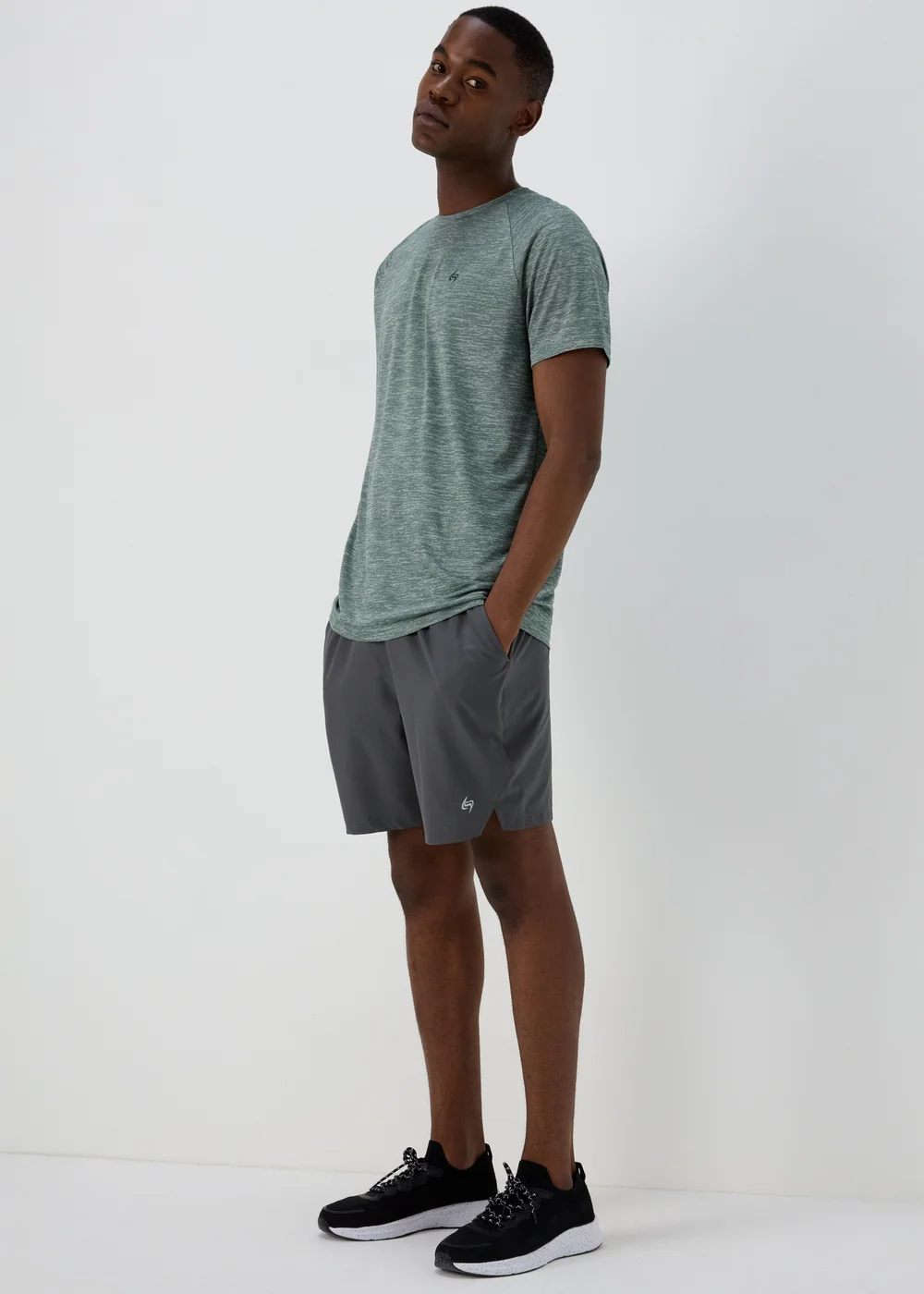 Souluxe Teal 2 Tone Essential T-Shirt - XS Image 4