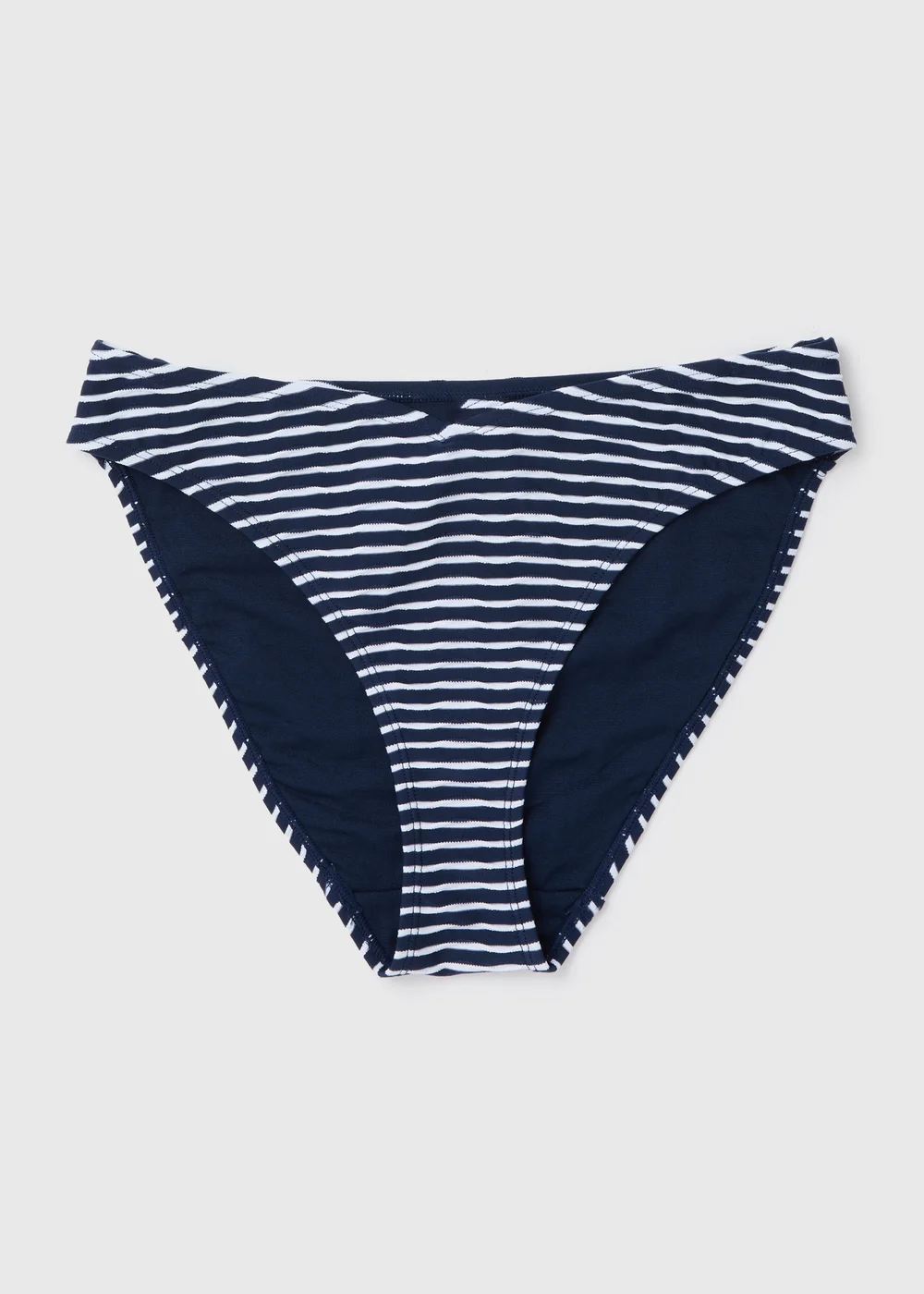 Navy Stripe Bikini Bottoms - 6 Image 4