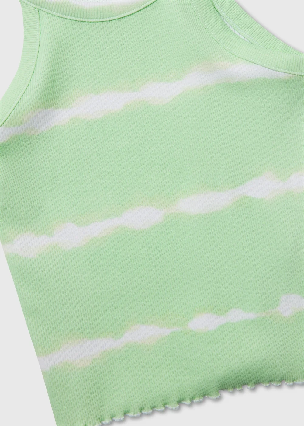 Girls Green Tie Dye Vest (7-13yrs) - 7 Yrs Image 2