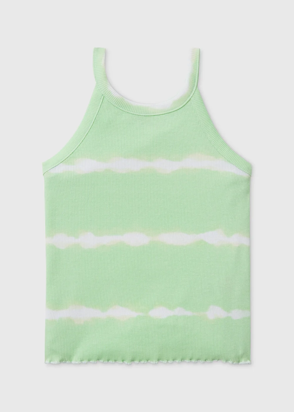 Girls Green Tie Dye Vest (7-13yrs) - 7 Yrs Image 1