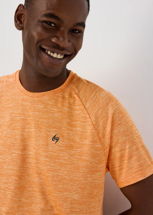 Souluxe Orange 2 Tone Essential T-Shirt - Extra small Image 3