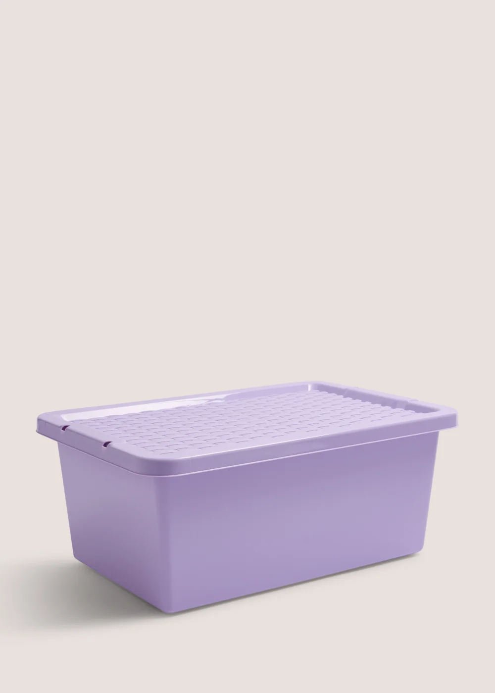 Purple Rattan Storage Box (12L) Image 1