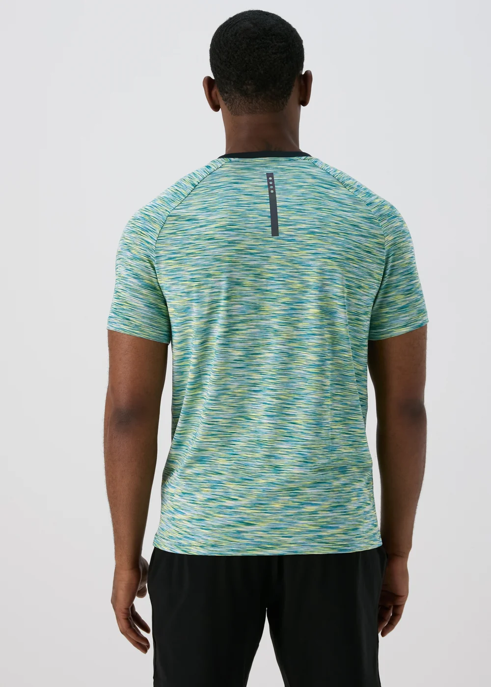 Souluxe Teal Space Dye T-Shirt - Extra small Image 2