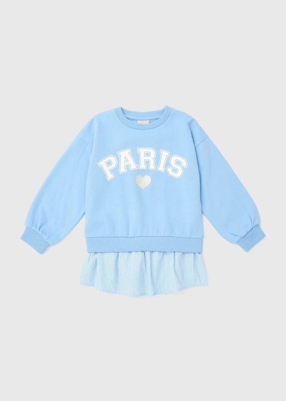 Girls Blue 2 in 1 Costal Retreat Sweatshirt (7-13yrs) - 7 Yrs Image 1