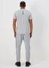 Souluxe Light Grey Slim Fit Panel Joggers - Extra small Image 2