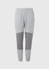 Souluxe Light Grey Slim Fit Panel Joggers - Extra small Image 5