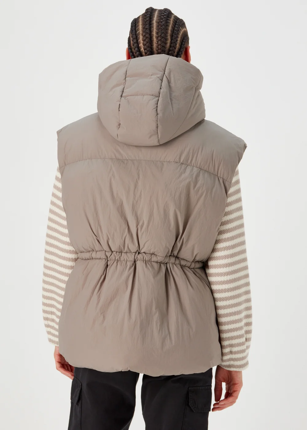 Papaya Petite Beige Padded Utility Gilet - 6 Image 2
