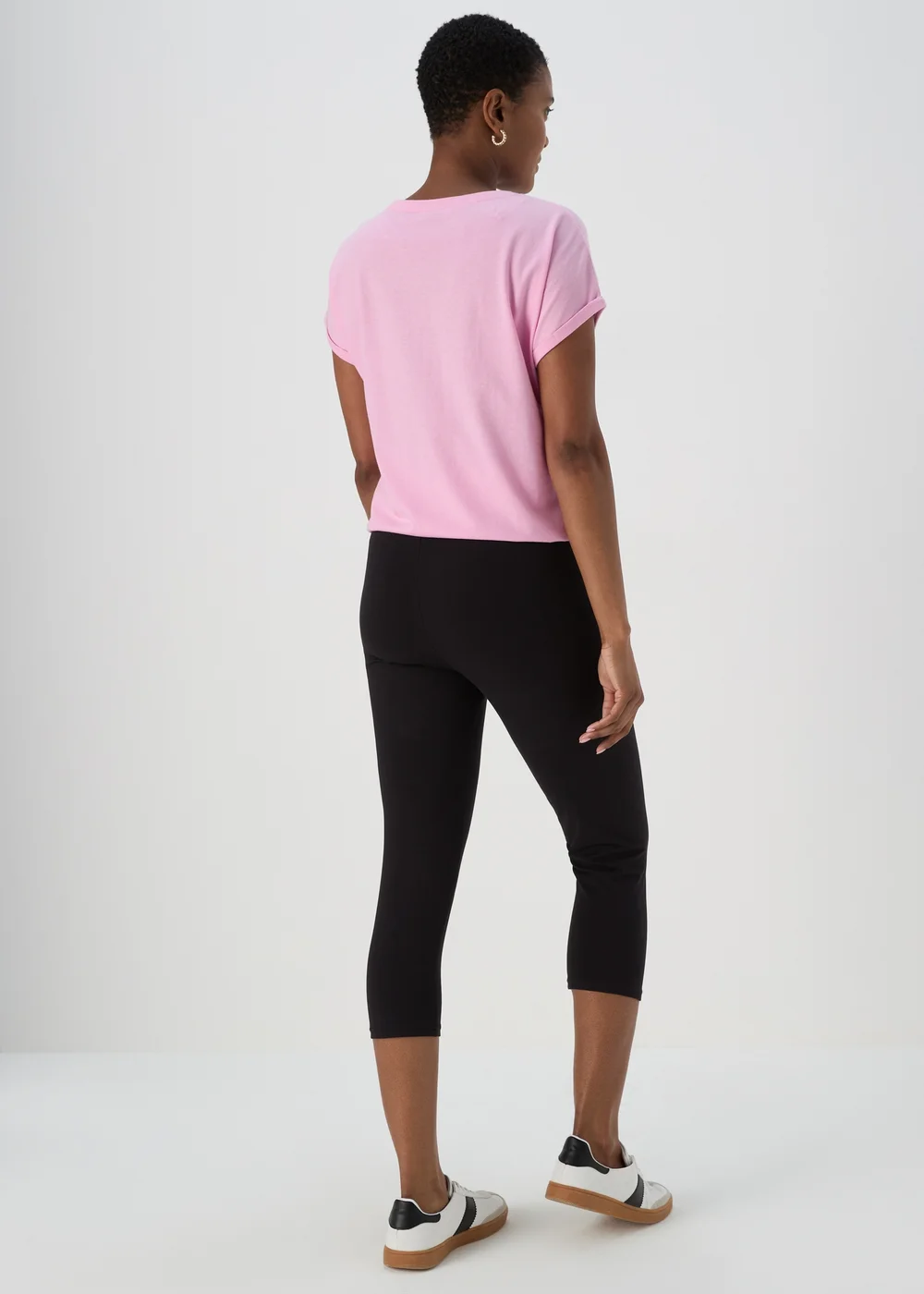 Black Crop Leggings - 8 Image 2