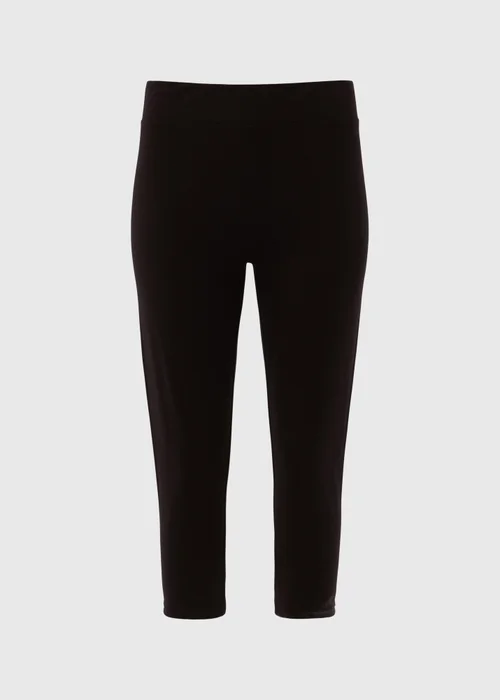Black Crop Leggings - 8 Image 5