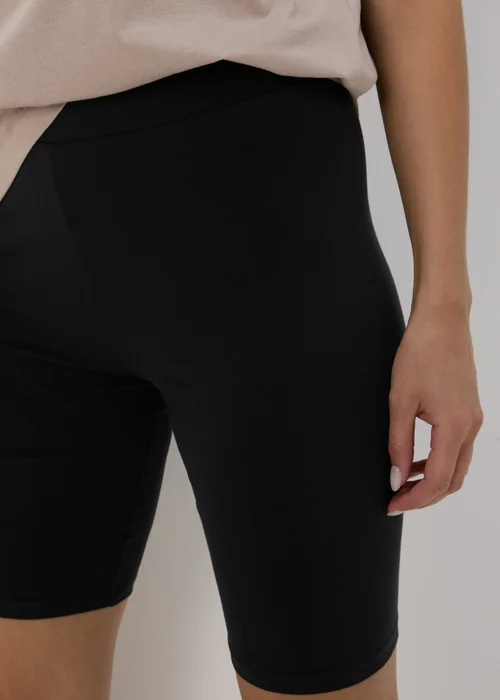 Black Cycling Shorts - 8 Image 3