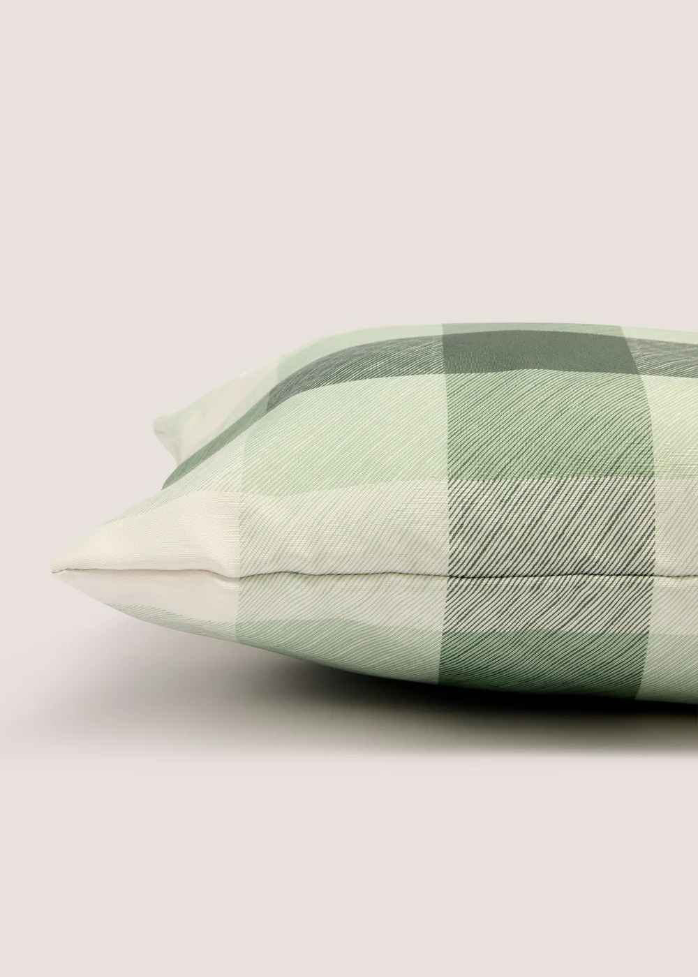 Green Scatter Check Retreat Cushion (43cm x 43cm) Image 2