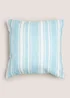 Blue Sorbet Stripe Scatter Cushion (43cm x 43cm) Image 1