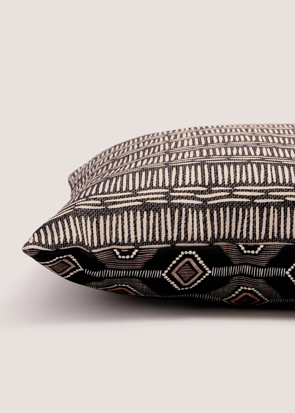 Gold & Black Casa Geometric Outdoor Cushion (43cm x 43cm) Image 2