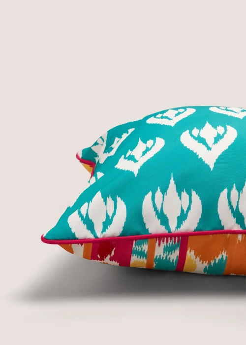 Outdoor Multicolour Global Reverse Cushion (43cm x 43cm) Image 2