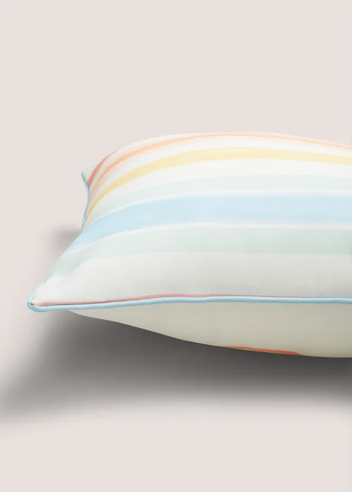 Outdoor Multicolour Sorbet Text Reverse Cushion (43cm x 43cm) Image 2