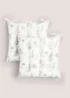 Outdoor White Retreat Seat Pads (40cm x 40cm) Image 1