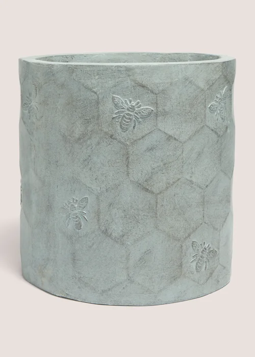 Grey Outdoor Bee Planter (27cm x 28cm) Image 1