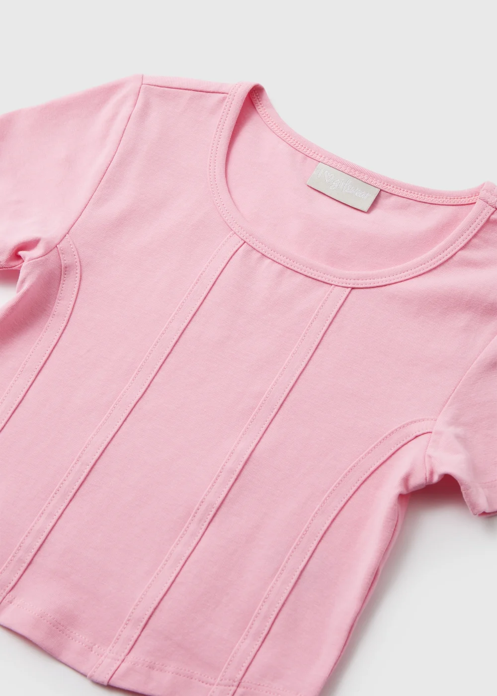 Girls Pink Corset Top (7-15yrs) - 7 Yrs Image 2