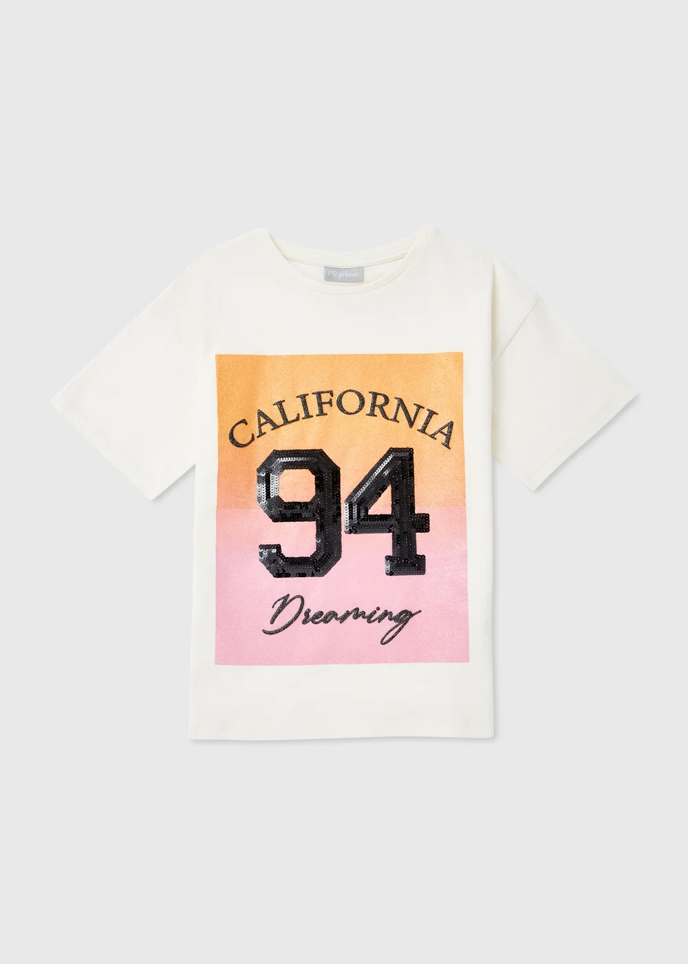 Girls Multicolour California Dreaming T-Shirt (7-13yrs) - Age 7 Years Image 1