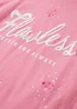Girls Pink Flawless Upspec T-Shirt (7-13yrs) - Age 7 Years Image 2