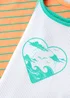 Girls 2 Pack Aqua Double Strap Vest (7-13yrs) - Age 7 Years Image 2
