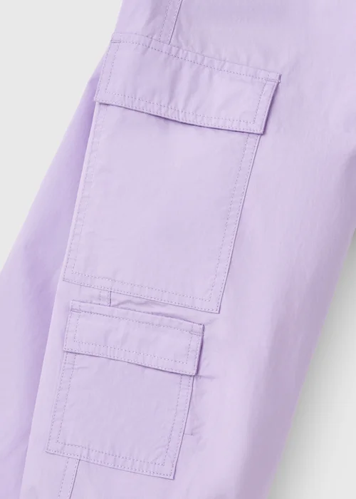 Girls Lilac Parachute Pants (7-15yrs) - 8 Yrs Image 2