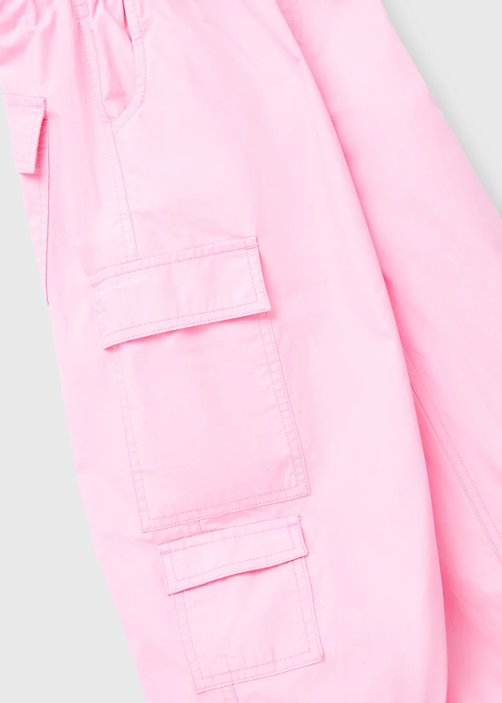 Girls Pink Parachute Pants (7-15yrs) - 8 Yrs Image 2