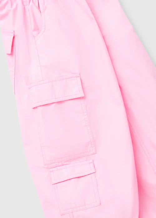 Girls Pink Parachute Pants (7-15yrs) - 8 Yrs Image 2