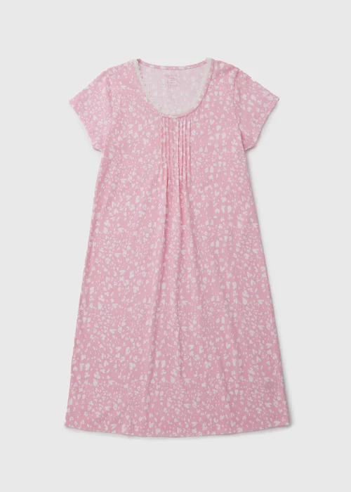 Pink Animal Print Lace Nightie - Small Image 4