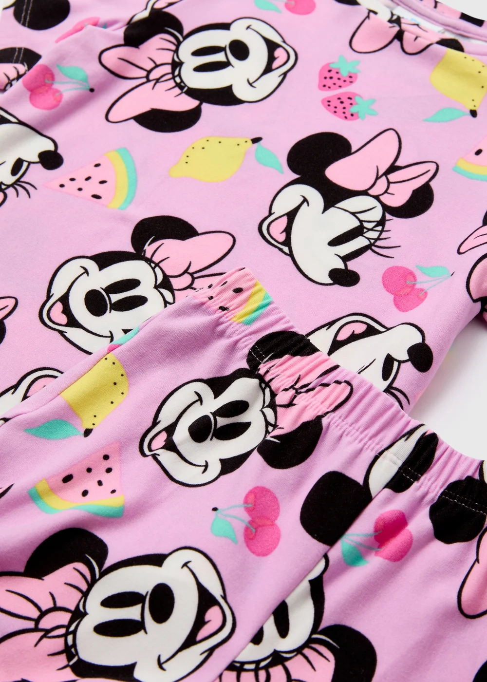 Disney Girls Minnie Pyjama Shorts Set (9mths-6yrs) - Age 9 - 12 Months Image 2