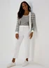 Ivory Stripe Co Ord Cardigan - 8 Image 4
