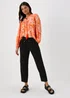 Black Linen Cargo Trousers - 8 Image 1