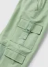 Girls Green Jersey Parachute Trousers (7-15yrs) - Age 7 Years Image 2