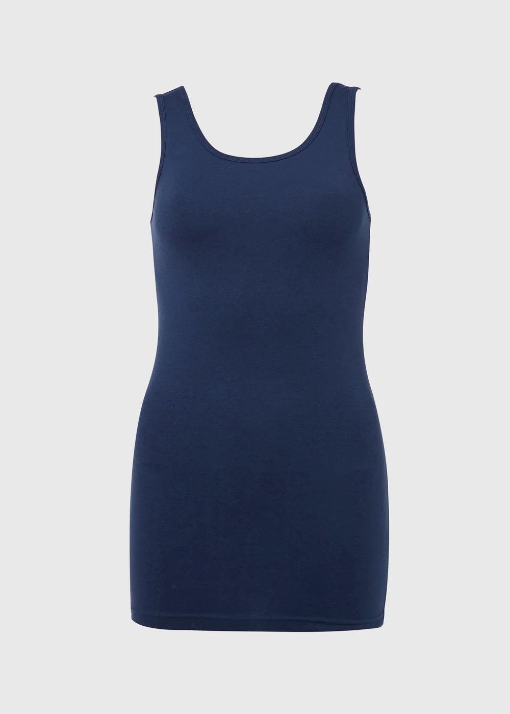 Navy Longline Vest - 8 Image 5