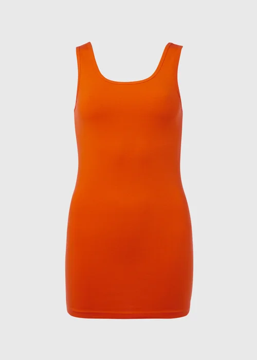 Orange Longline Vest - 8 Image 5