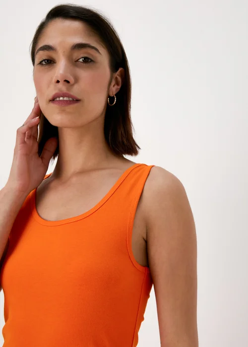 Orange Longline Vest - 8 Image 3