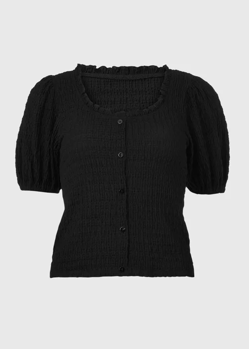 Black 3/4 Sleeve Gypsy Top - 8 Image 5