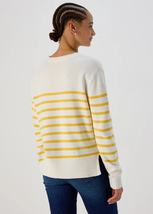 Yellow Stripe Jumper - XS Image 3